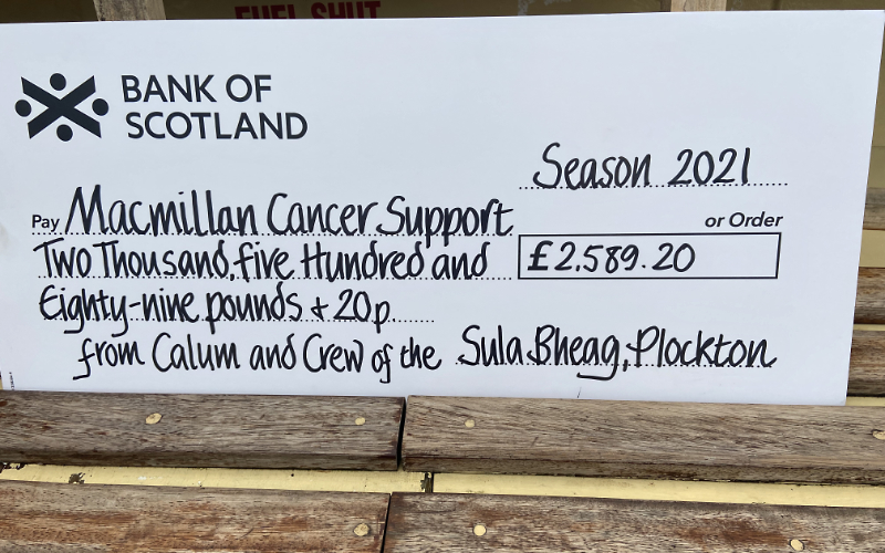 Raising money for Macmillan Cancer Support
