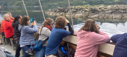 Passengers on the Sula Bheag