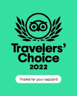 Trip Advisor Travellers' Choice 2022